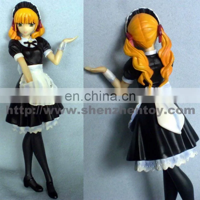 6" plastic beauty girl action figure factory