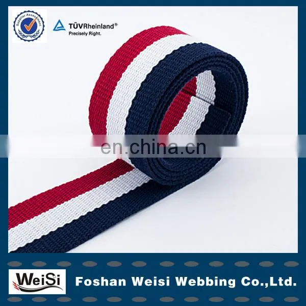Foshan Factory Weisi Fashion Cotton Elastic Webbing For Belt