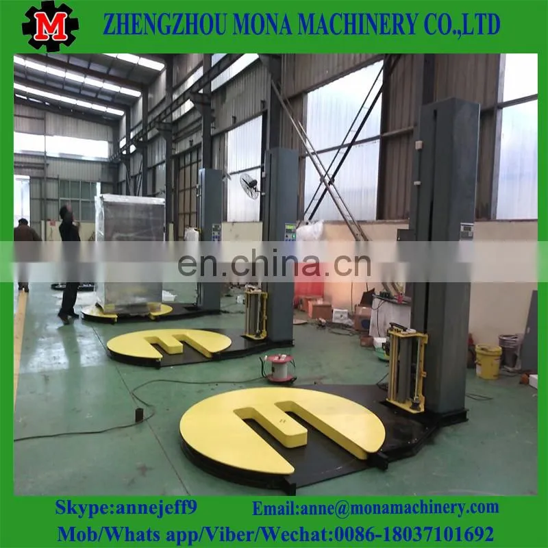 Automatic Film Pallet packing and wrapping Machine/Automatic turntable pallet stretch packer/wrapper