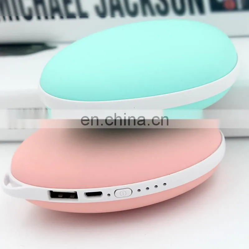 Mango shape warm-hand battery charger 4000mah mini hand warmer power bank portable charger