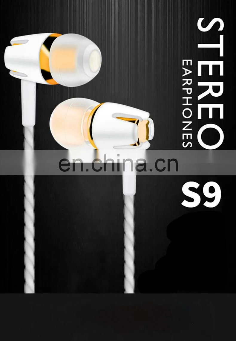 Golden Sky Mic 3.5Mm Jack Earpod Hand Free Earbuds For Iphone Earphone For Apple Headset Earpiece Wired And Wireless Earphone