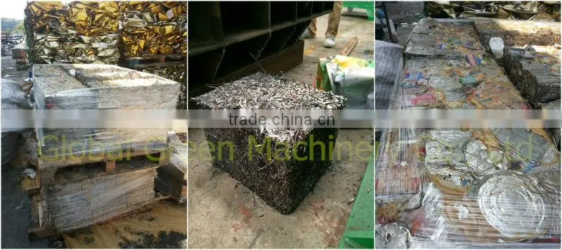 Horizontal Hydraulic Metal Baling Machine for waste steel iron and aluminum