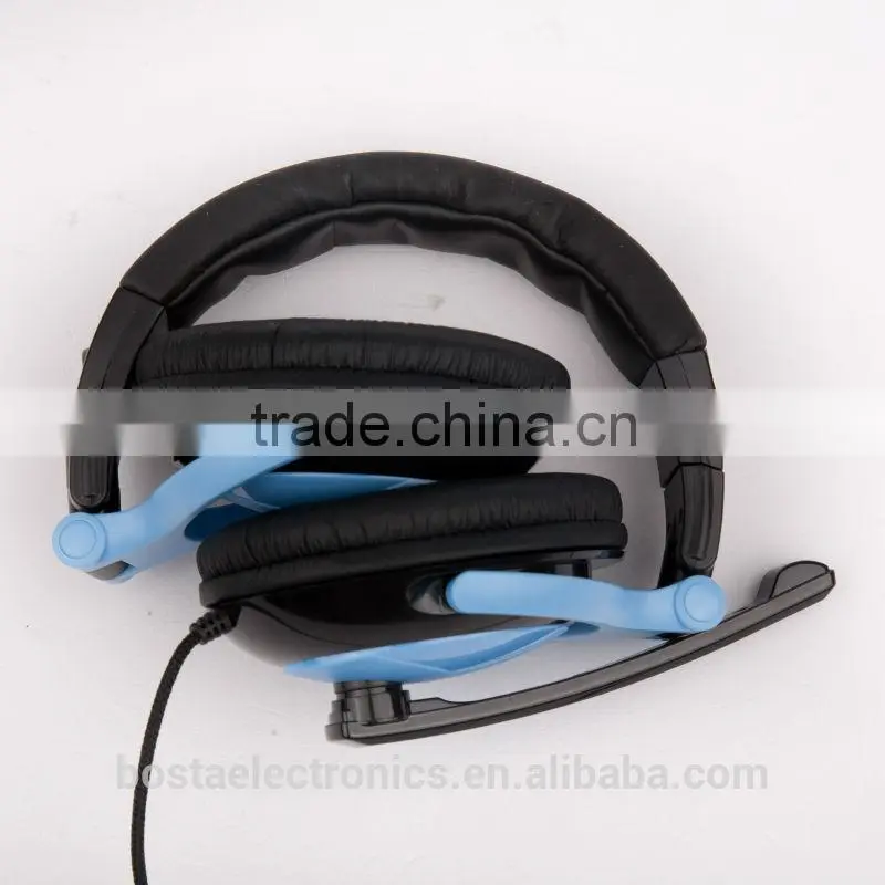 customized hot oem microphone computer use headset with logo