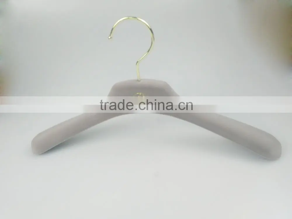 HA7068 gray fashionable new style clothes hanger plastic coat hanger