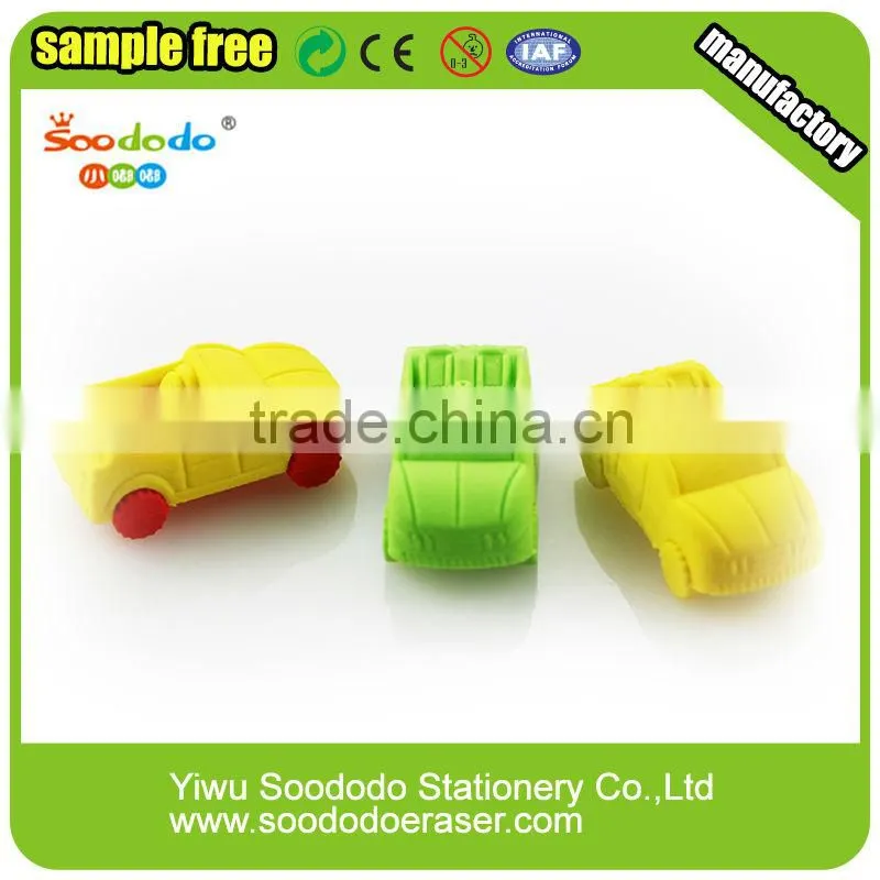 New Design Funny 3D Toy Erasers For Kids
