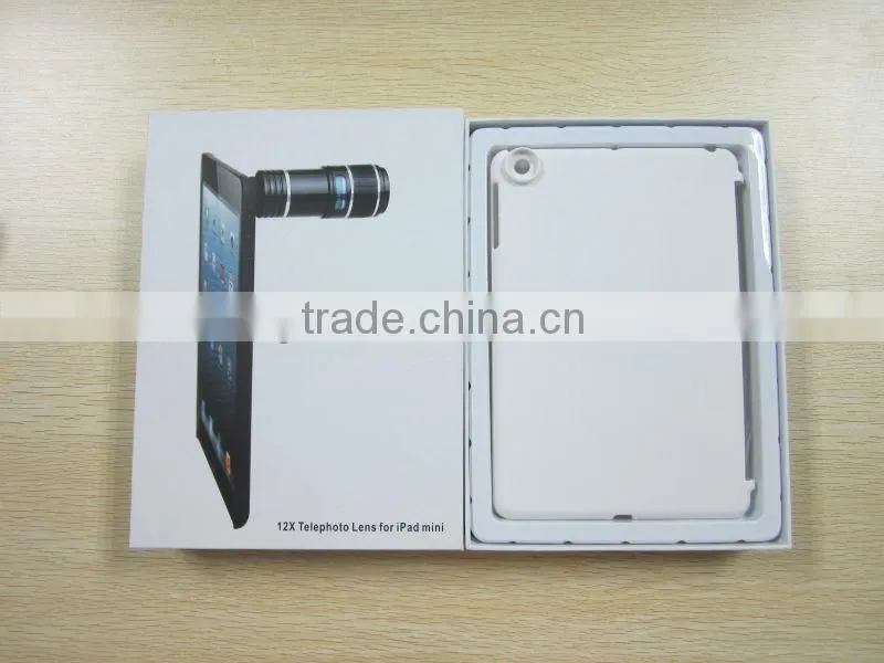 2013 NEW 12X Optical Zoom Telephoto Lens For iPad Mini with Case