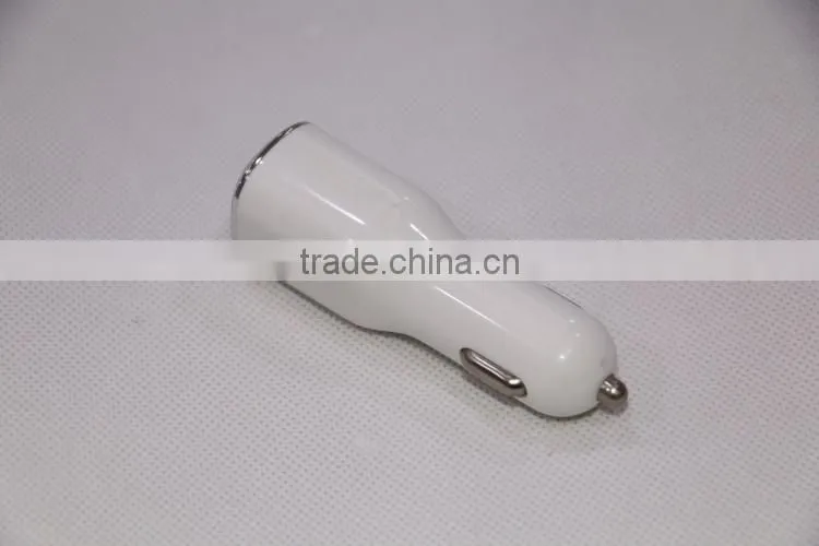 Premium car charger dual USB 2.1A auto charger have 5v 2.1Amp 2.1A output with premium design