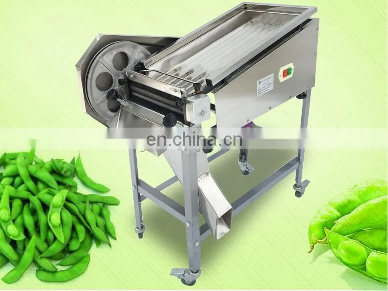 vibrating screen green pea peeling pod removing machine for sale