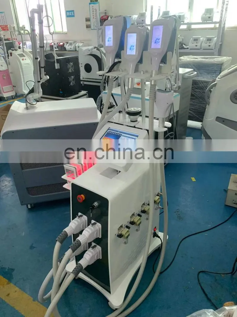 Professional 4 Cryo Handles cavitation rf laser pads fat freezing Machine Cool Body Sculpting Therapy body slimming Machine
