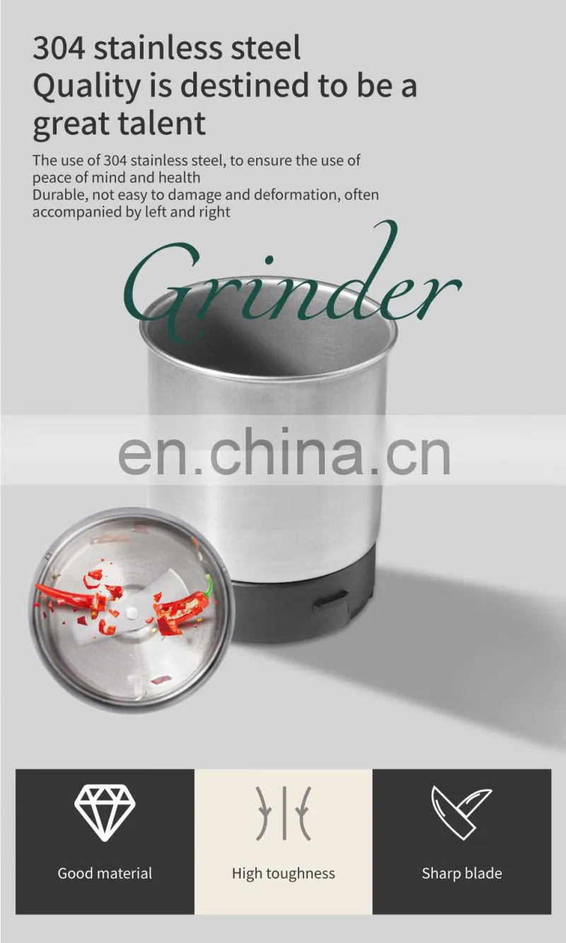 Whosale Mini Portable Grinding Machine for Coffee and Grains