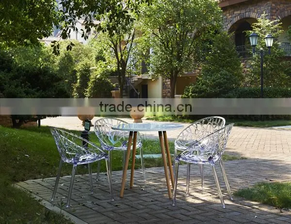 PC plastic design crystal chair