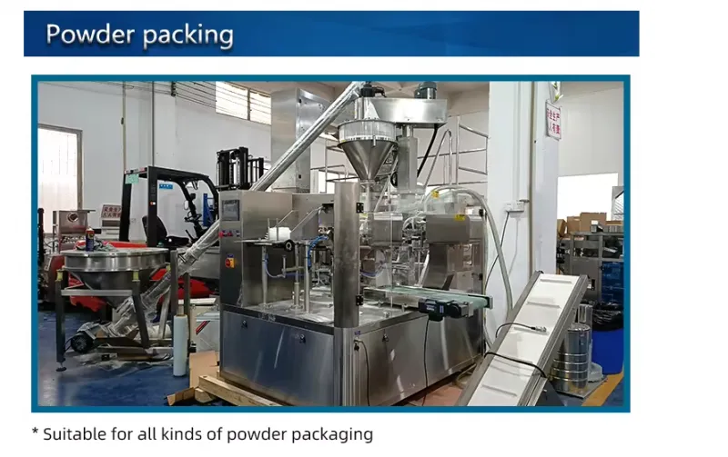 Rortary Premade Pouch Packing Machine for Ketchup Juice Pasta Sauce Baby Puree