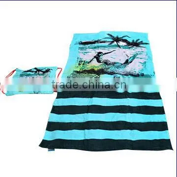reactive printing beach towel