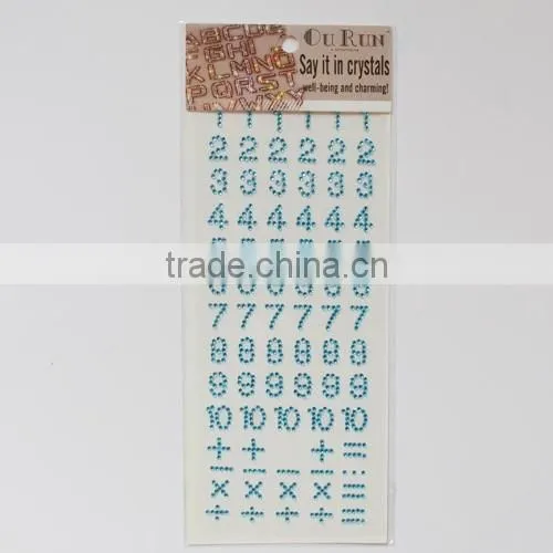 Shinning Acrylic Glitter Stickers Decorative Self Adhesive 3d Acrylic Rhinestone Gem Sticker Crystal Clear Acrylic