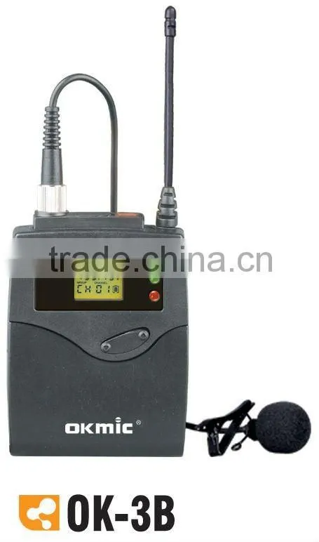OK-8004 UHF/PLL 4 Channel wirelesss microphone system