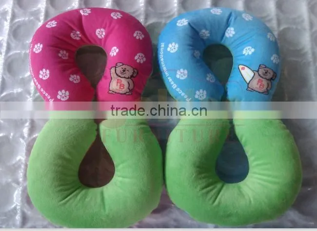 Kids Plush Zip-off Velvet Cover Snoopy Neck Pillow U Shape