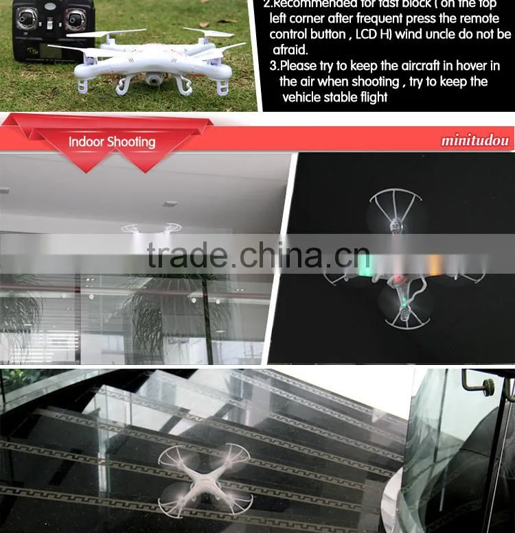 2014 Hot Selling X5C Drone Professional 2.4G 4 CH RC Flying Toys With Light&Camera