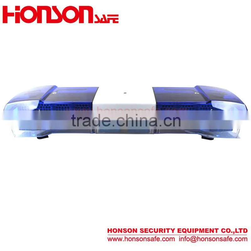 Led vehicle strobe warning lightbar can with 100W Siren Loud speaker HS-1021