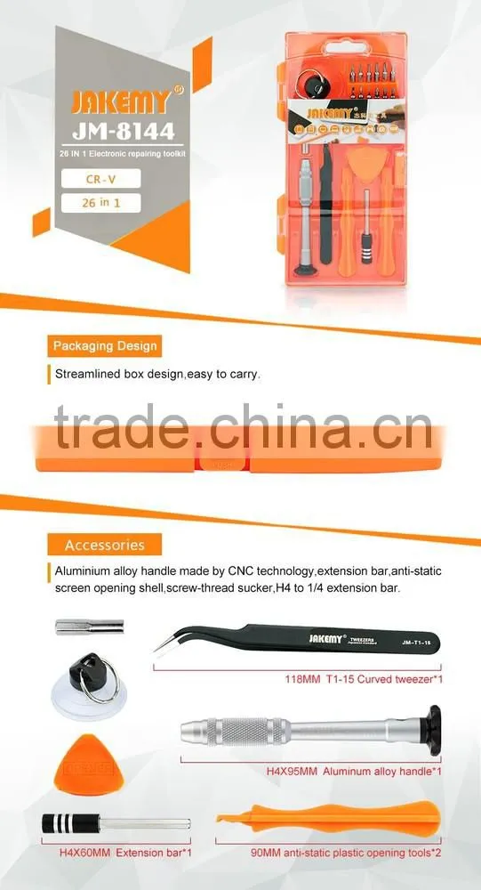 Wholesale Screwdriver Cellphone Repair Toolkit