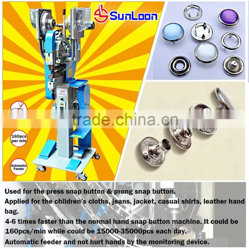 New style useful low price metal snap button machine
