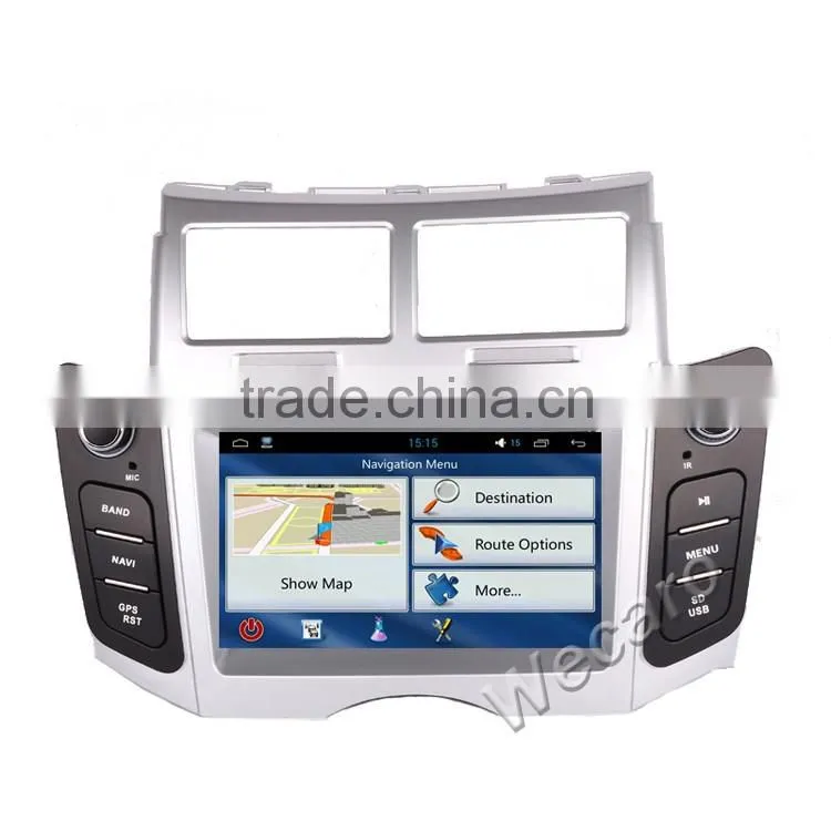Wecaro WC-TY6221 android 5.1.1 car navigation system for toyota yaris sedan 2005-2011 car dvd player radio gps stereo silver