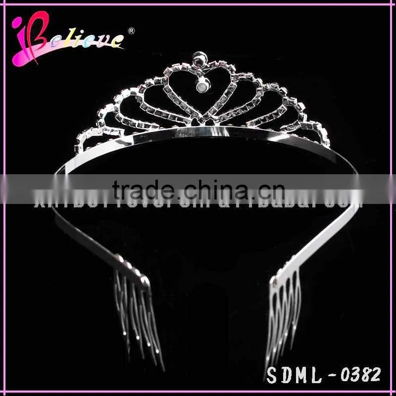 Fancy crown wedding crown bride crown tiaras,wholesale tiara crown diamonds prince crown