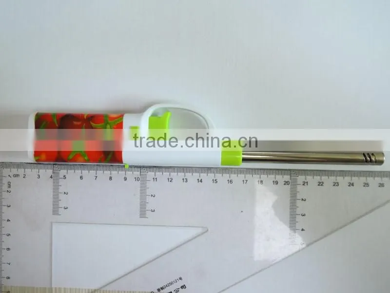 custom lighter sticker refillable electronic bbq lighter