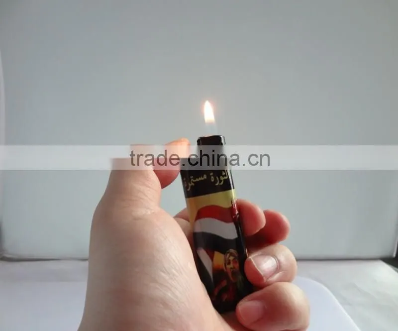 cheap price electric style normal flame lighter customized pvc picture cigarette lighter