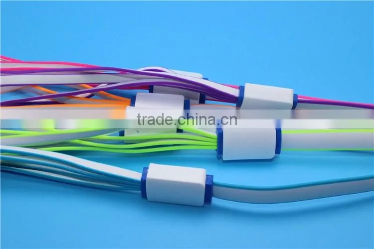Factory price male to usb female cable, micro usb data charging cable 4 in 1