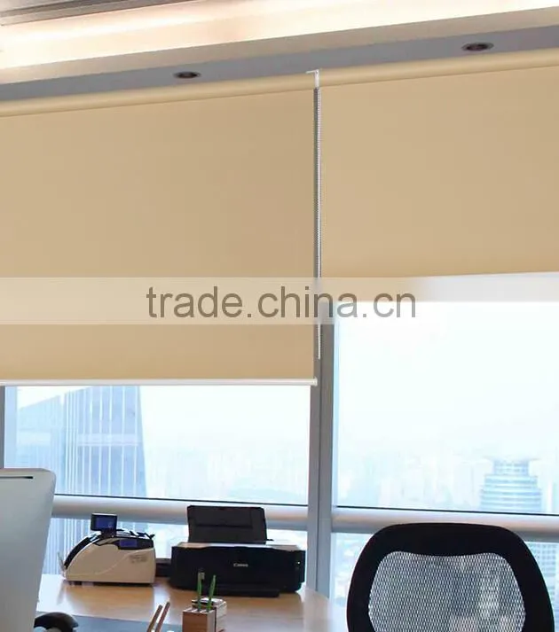 2016new model fabric manual or motorized roller blind