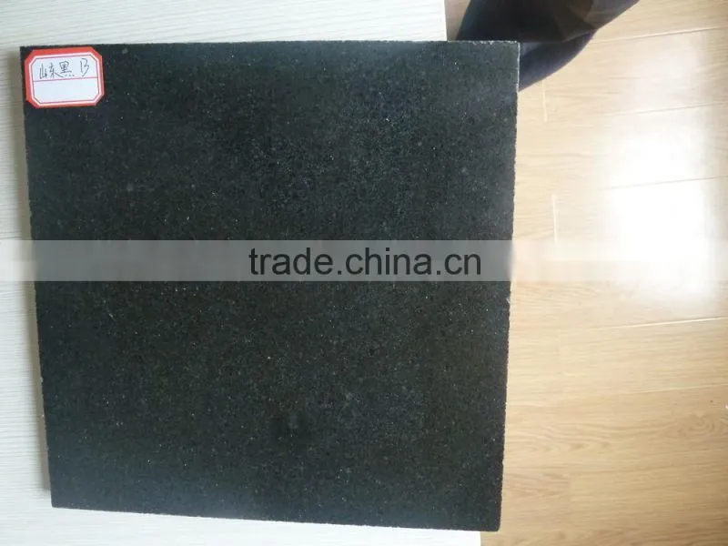 Shandong Black Granite Paving Stone Good quality with Good Price