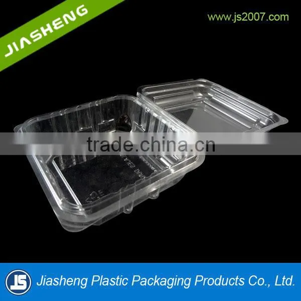 PET Clear plastic clamshell blueberry containers factory supplier