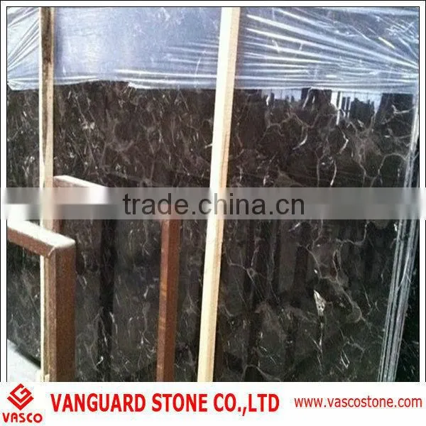 Chinese dark emperador marble slab