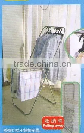 Foldable stainless steel hanger HGY-30