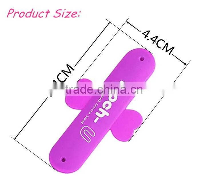 quick snap multiple touch U shape silicone desktop mobile cell phone holder