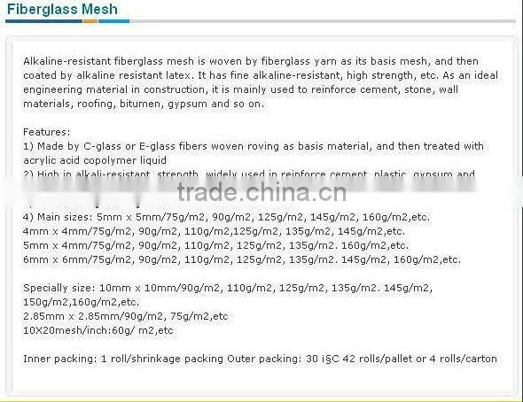 Specialized Production Fiberglass Wire Mesh Cloth