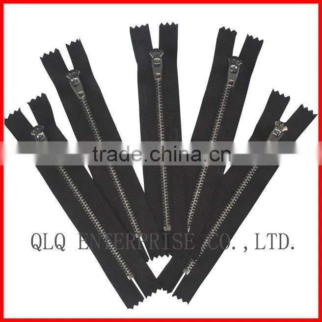 Metal Finished Zipper or Zips