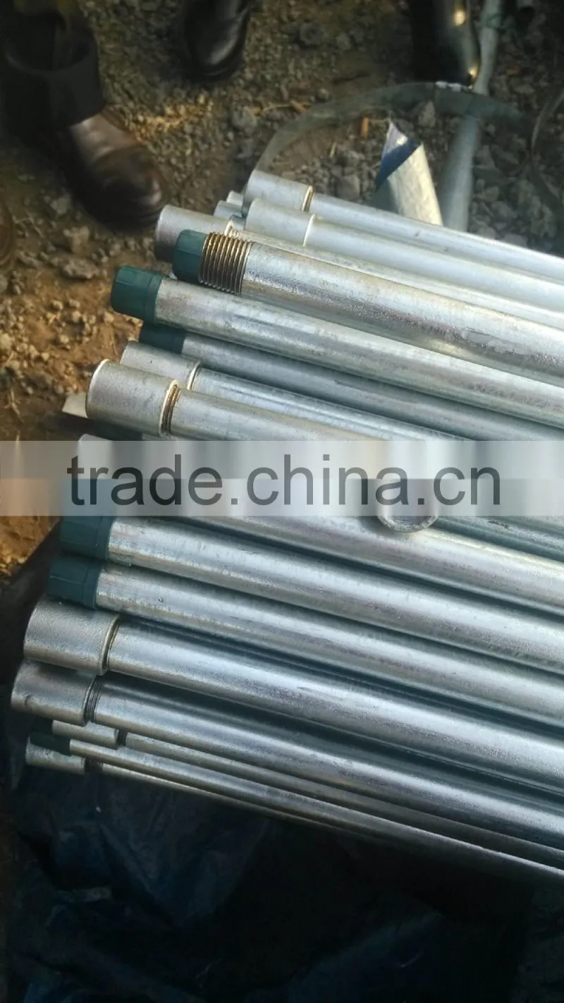 Hot dip galvanized round steel pipes YS96