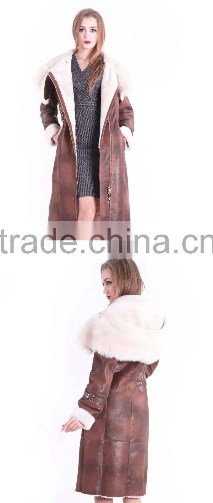 New Design Winter Women Slim Fit Woolen Coat