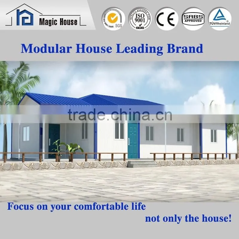 Long service span strong structure prefab house,2016 hot sale modular house with low price