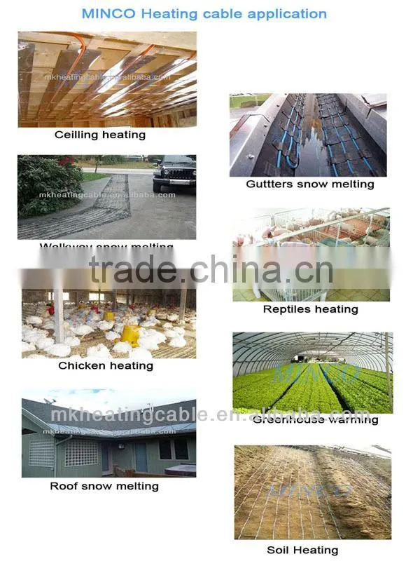Reduce The Dust Floor Heating Cable Wire