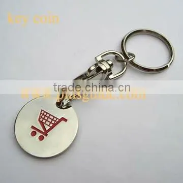 3D shark metal keychain