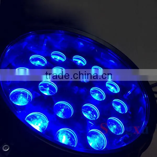 zoom function 18x10w dmx disco par can led uplight