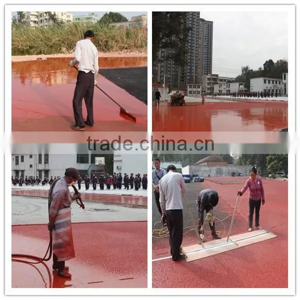 China factory price stadium athletic running rubber track synthetic running track material