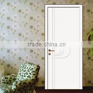 white colors pvc interior room doors wood door