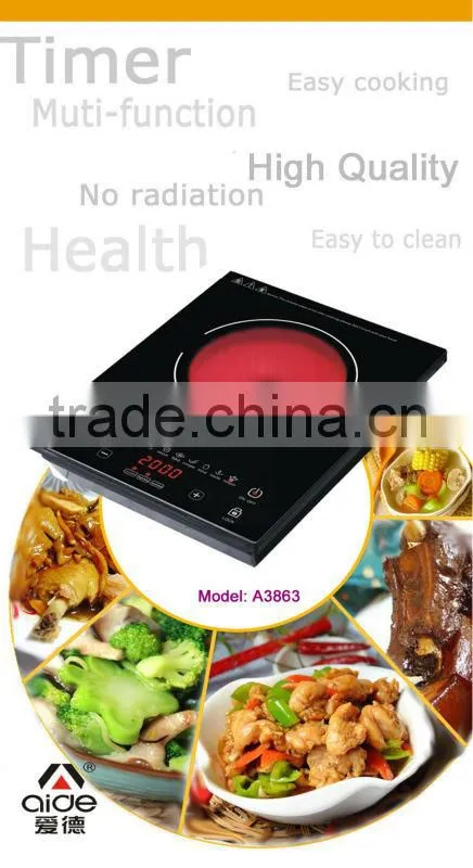 Portable one burner 2000W ceramic stove buy single item