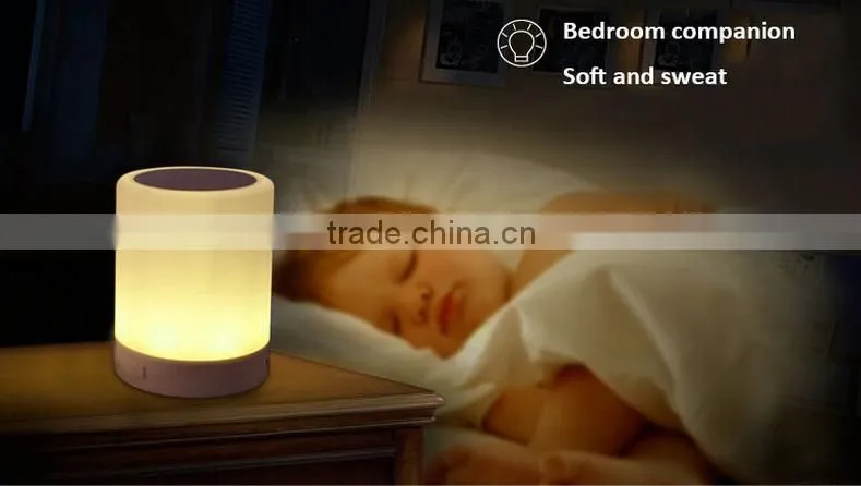 High-level Outdoor Touch Lamp Mini Portable Wireless Bluetooth Speaker With Microphone