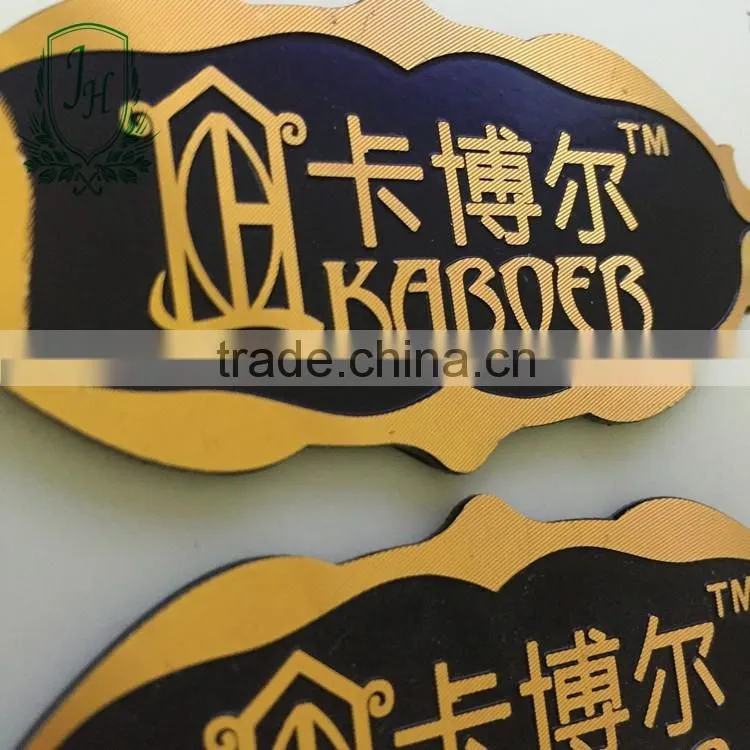 Embossed Aluminum Nameplate,metal aluminum nameplate with color painting