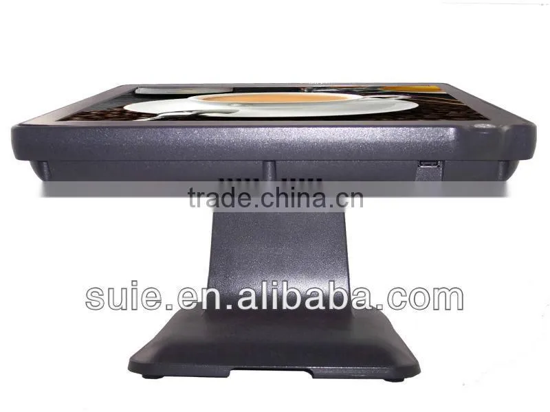 2013 New style Fanless True flat touch screen all in one computer for POS system