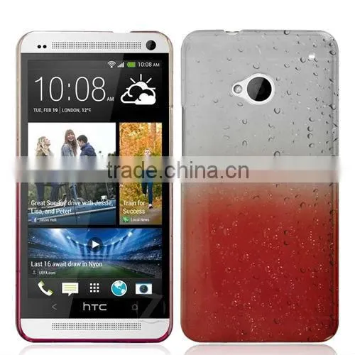 PC raindrop hard MOBILE PHONE CASE cover for HTC ONE M7